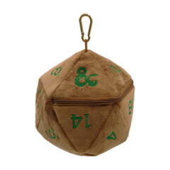 Ultra Pro D&D Plush D20 Dice Bag Copper with Green